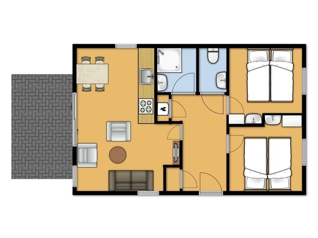 Rcn Vakantiepark De Schotsman Appartement De Caisson Kamperland Luaran gambar